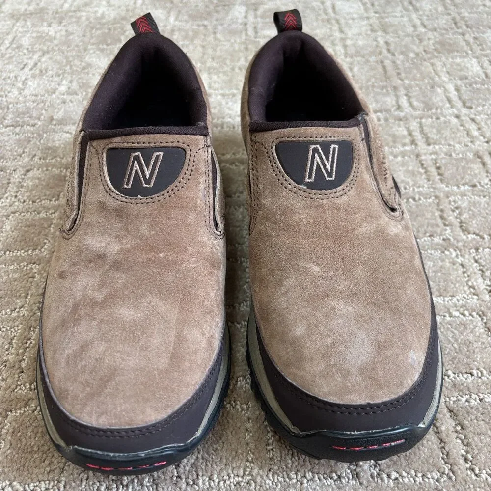 New Balance 756v2 Slip-on Walking Hiking Shoes Mens 8 Brown Tan Suede Outdoor